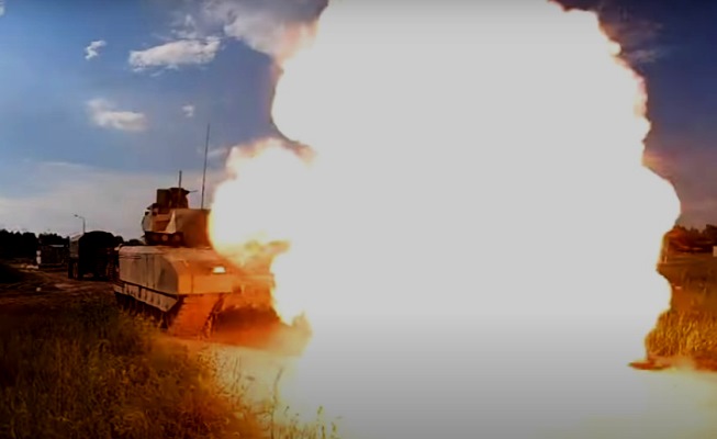 Стрельбу «Арматы» по танку показали на видео