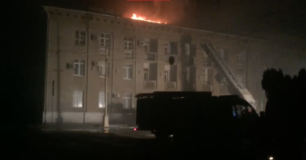 Причиной возгорания в здании администрации Волжского стал поджог